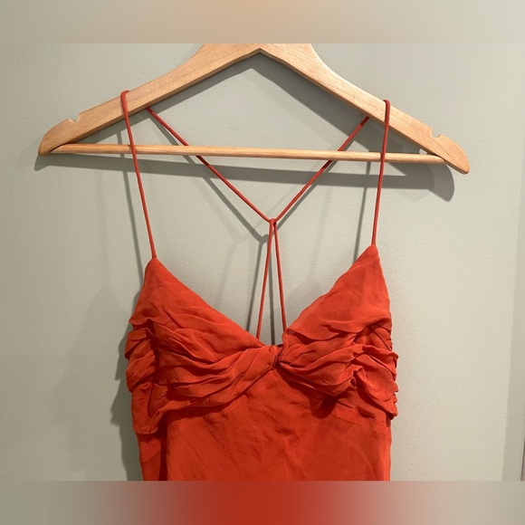 ANTHROPOLOGIE Twist-Front Slip Mini Dress-Size 8 New with Tags - Picture 7 of 13